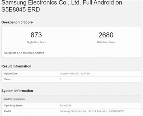 Exynos 1480 Geekebench 6 Scores Show How the CPU .